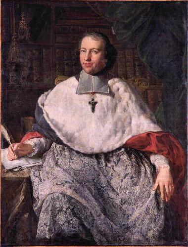 Charles-Joseph Natoire Portrait of French bishop and theologian Jean-Joseph Languet de Gergy Germany oil painting art